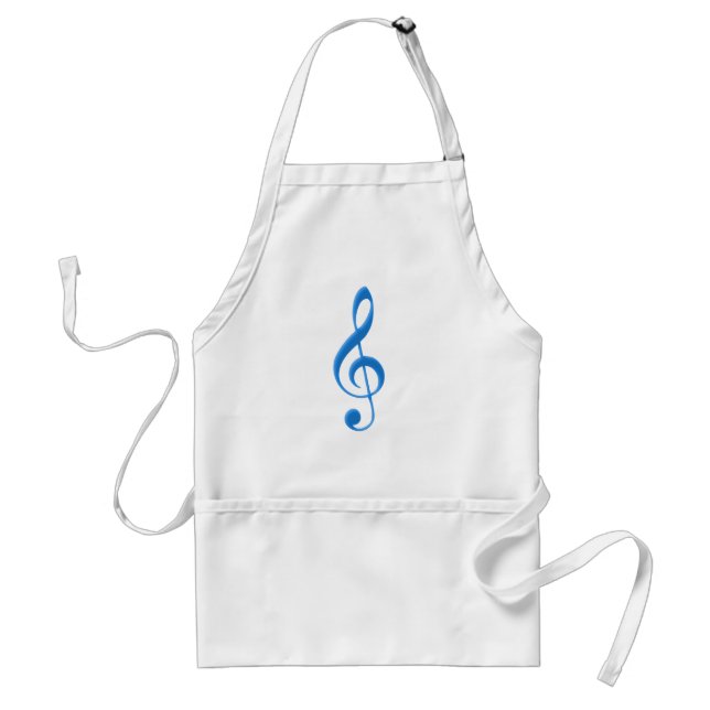 Tablier Clef de sol violin clef (Devant)