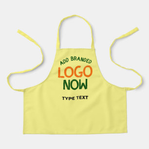 TABLIER CLIENT DE MODE JAUNE PASTEL PROPRE CONTEMPORAIN