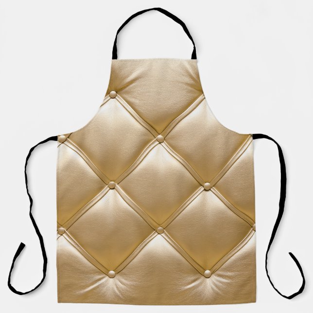 Tablier Closeuse en cuir doré (Recto)