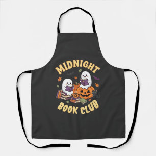 Tablier Club de lecture de fantômes de livre d'Halloween C