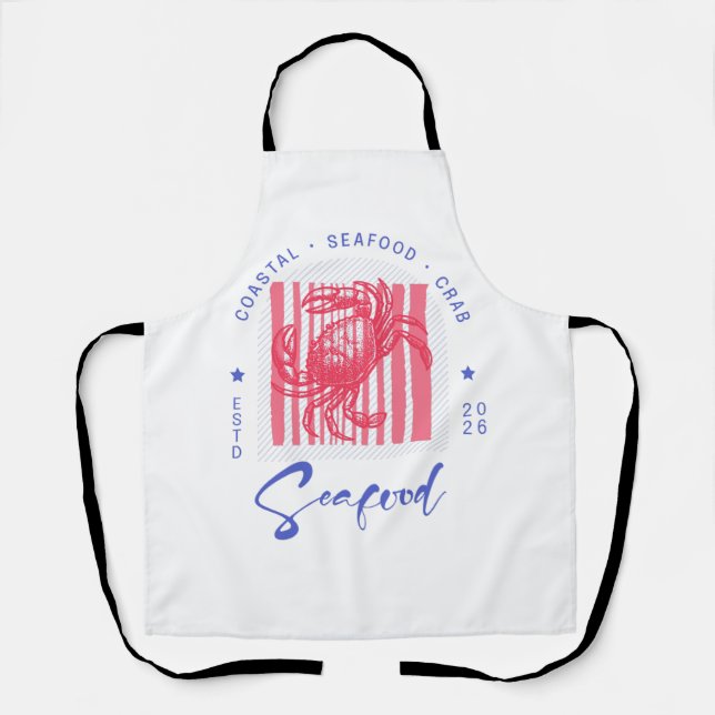 Tablier Coastal Crab Cloth Placemat (Recto)