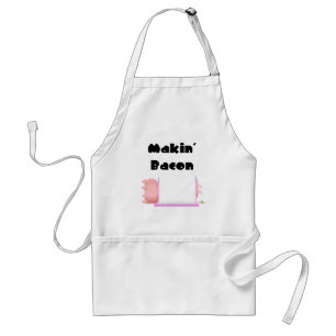 Tablier Cochons couchés Couverture bleu rose Makin' Bacon