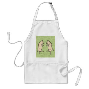 Tablier cochons dansant Antique pignon danse