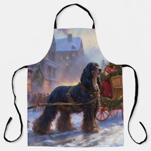 Tablier Cocker Spaniel Saison de Noël festive