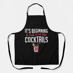Tablier Cocktail bartender cadeau d'anniversaire noël