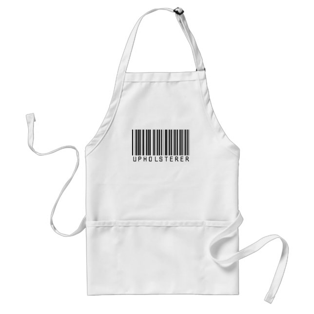 Tablier Code barres de tapissier (Devant)
