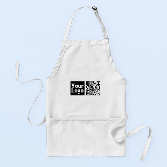 Tablier Code QR modifiable et logo ou image de votre entre (Créateur téléchargé)
