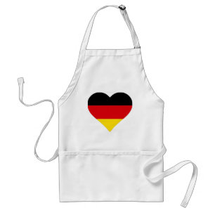 Tablier Coeur allemand de drapeau