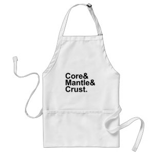 Tablier Coeur de la croûte du manteau   Structure interne 