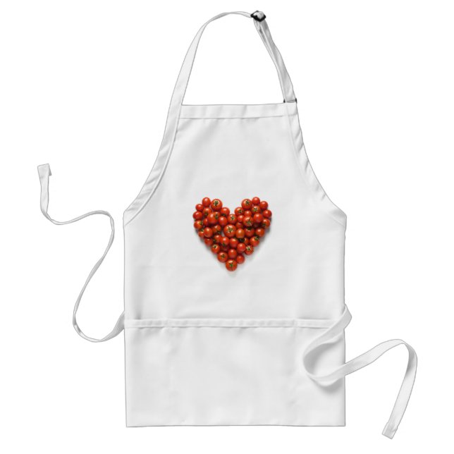 Tablier Coeur de tomate (Devant)
