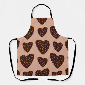Tablier Coeurs, Coeurs et plus Coeurs Apron