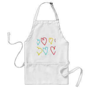 Tablier Coeurs de crayon