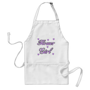 Tablier Coeurs de mariage de demoiselle de honneur