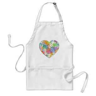 Tablier Coeurs Pastel Confetti