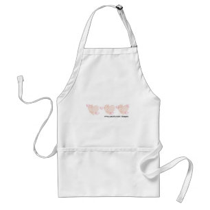 Tablier Coeurs rose et rose
