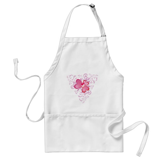 Tablier Coeurs roses (Devant)