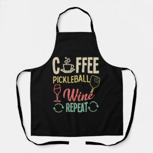 Tablier Coffee Pickleball Wine Repeate