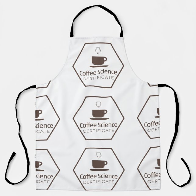 Tablier "Coffee Science" (Recto)