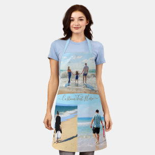 Tablier Collage de photos personnalisées sur votre photo e