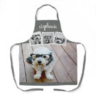 Collage photo 4 tendance Nom du script White Grey