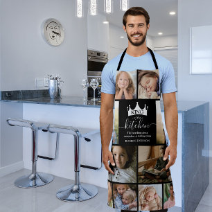 Tablier Collage Photo 'Roi de la Cuisine'
