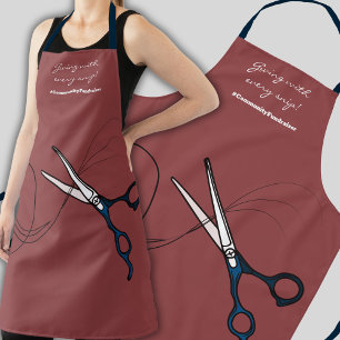 Tablier Collecte de fonds avec chaque Snip Hair Salon Apro