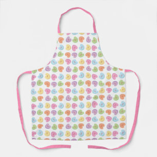 Tablier Colorée Valentine Candy Coeurs Dessous de verre de