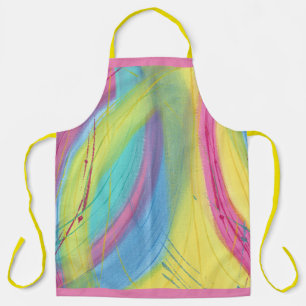 Tablier Colorful abstract pastel blends aprons