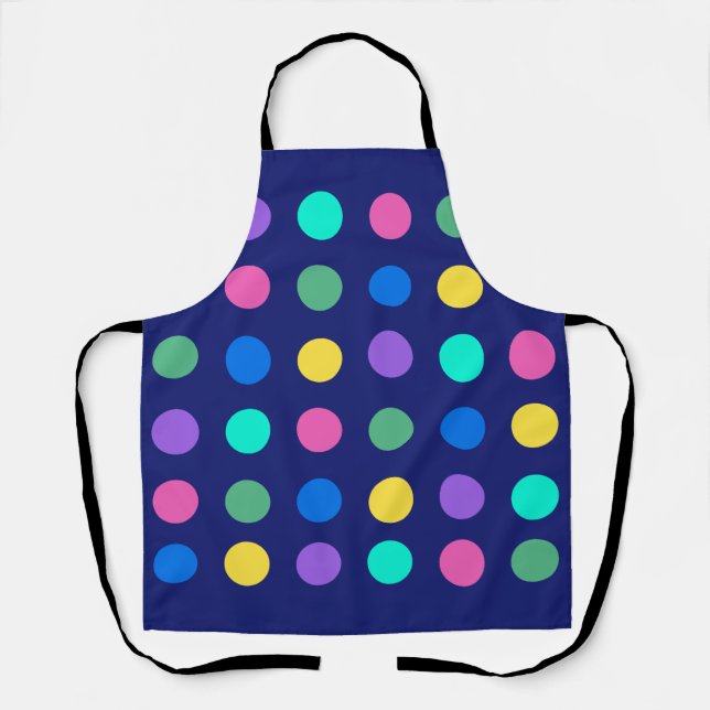 Tablier Colorful Geometric Dots (Recto)