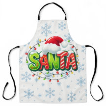 Colorful Santa Christmas Lights Fun Holiday Baking