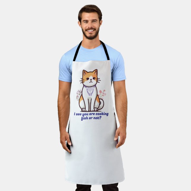 Tablier Comfortable & custom design cooking apron for both (Porté)