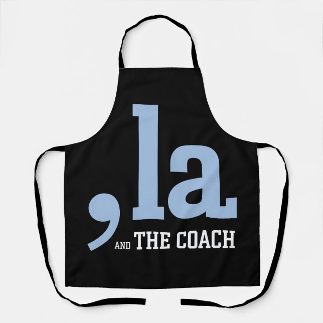 Tablier Comma La Kamala Harris Tim Walz Coach 2024 (Recto)