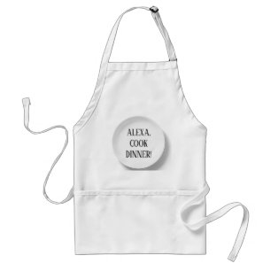 Tablier Commande Alexa pour dîner cuisine