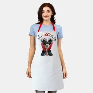 Tablier Comte DOGcula Australian Shepherd Drôle Halloween