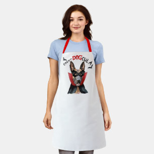 Tablier Comte DOGcula Belge Malinois Chien Drôle Halloween