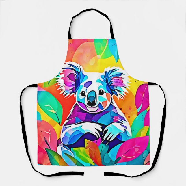 Tablier Conception Abstraite de Koala (Recto)