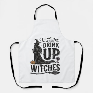 Tablier Conception de chemise Halloween sorcières buvez vi