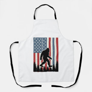 Tablier Conception de chemise vectorielle vintage Bigfoot
