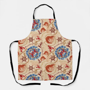 Tablier Conception de coeur Crustacé