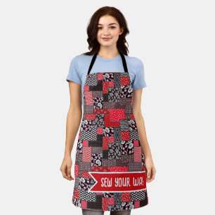 Tablier Conception de couture personnalisée Patchwork Coud