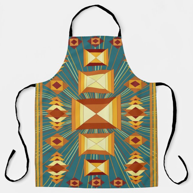 Tablier Conception de couverture indienne de rayons de sol (Recto)