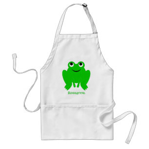 Tablier Conception de grenouille personnalisée