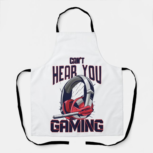 Tablier Conception de jeux avec casque (Recto)