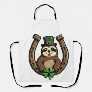 Tablier Conception de la Saint-Patrick Paresseux Trèfle Vi