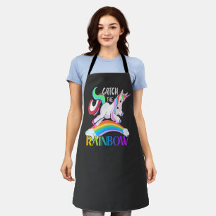 Tablier Conception de licorne arc-en-ciel Catch