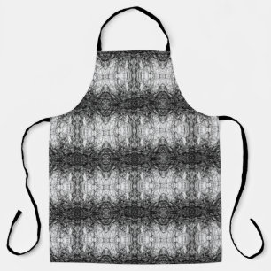 Tablier Conception de motif de photo en noir et blanc d'éc