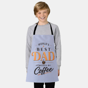Tablier Conception de papa amateur de café drôle