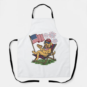 Tablier Conception de T-shirt USA Chats Patriotiques Vinta