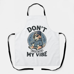 Tablier Conception de T-Shirt Vector Vintage Vibe de Chien