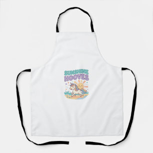 Tablier Conception de tee-shirt graphique tendance Licorne